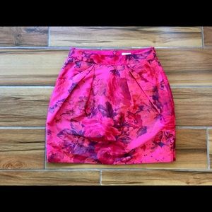 JCrew mini hot pink skirt